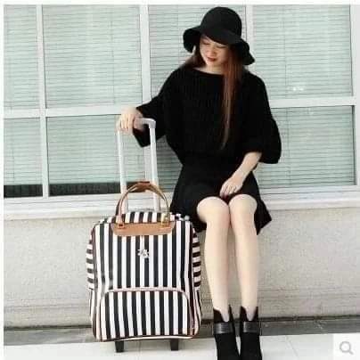 20” Cabin Size Universal Wheel Trolley Travel Bag | Lightweight Carry-On Suitcase - Image 4