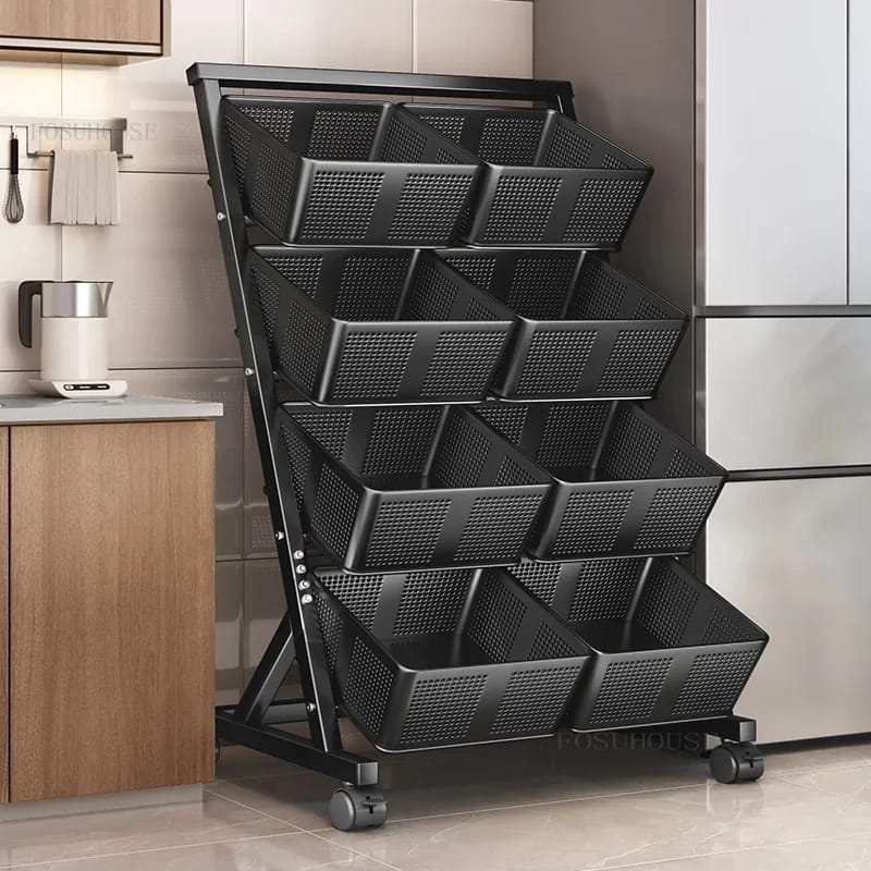 Vegetable Fruits Cart Storage Rack - Image 4