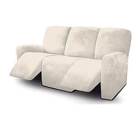 Velvet Recliner Sofa Covers 7 Seater - Image 4