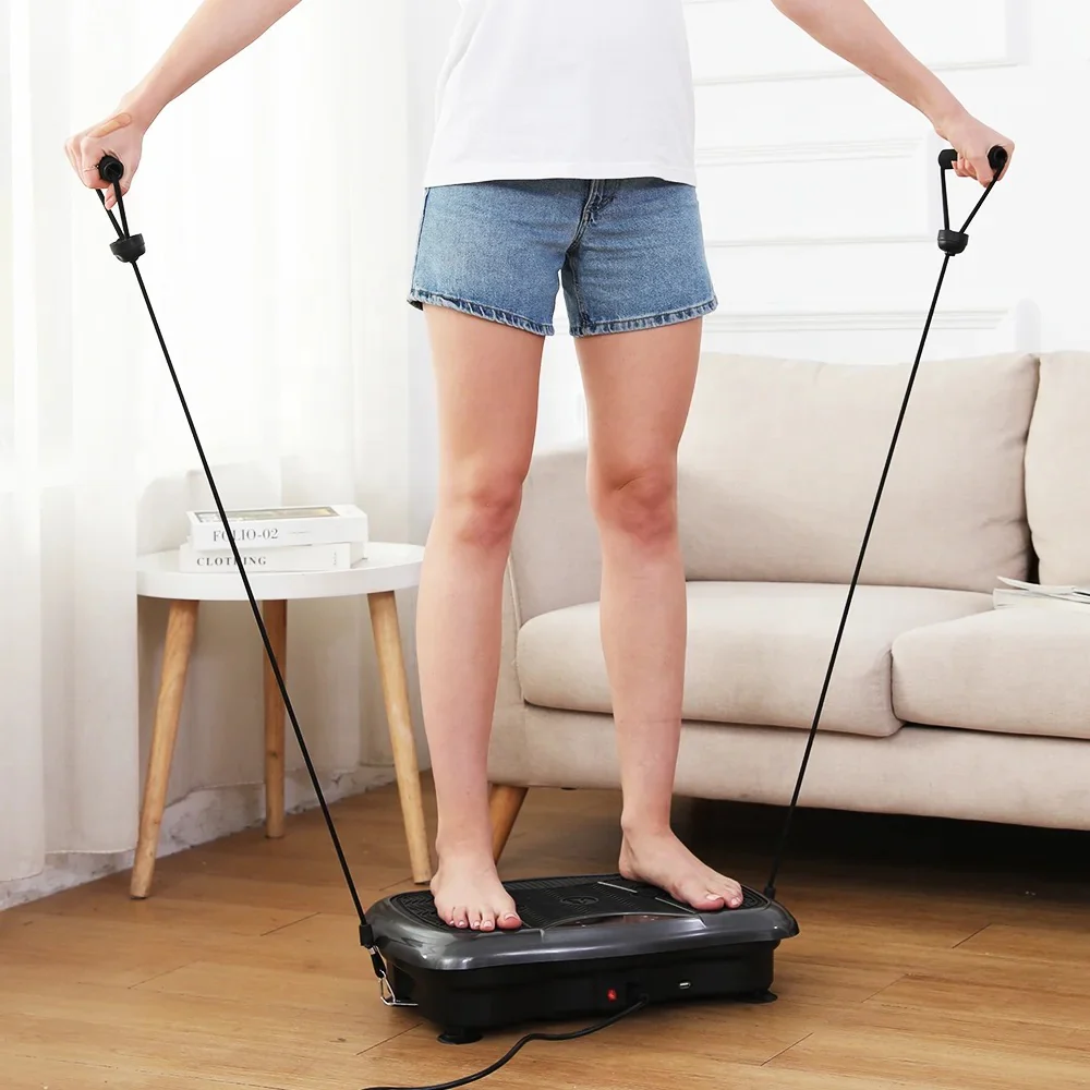 Ultra Slim Vibration Plate Exercise Machine, 3 Programs + 99 Levels,Full Whole Body Vibration Machine For Home Fitness - Image 3