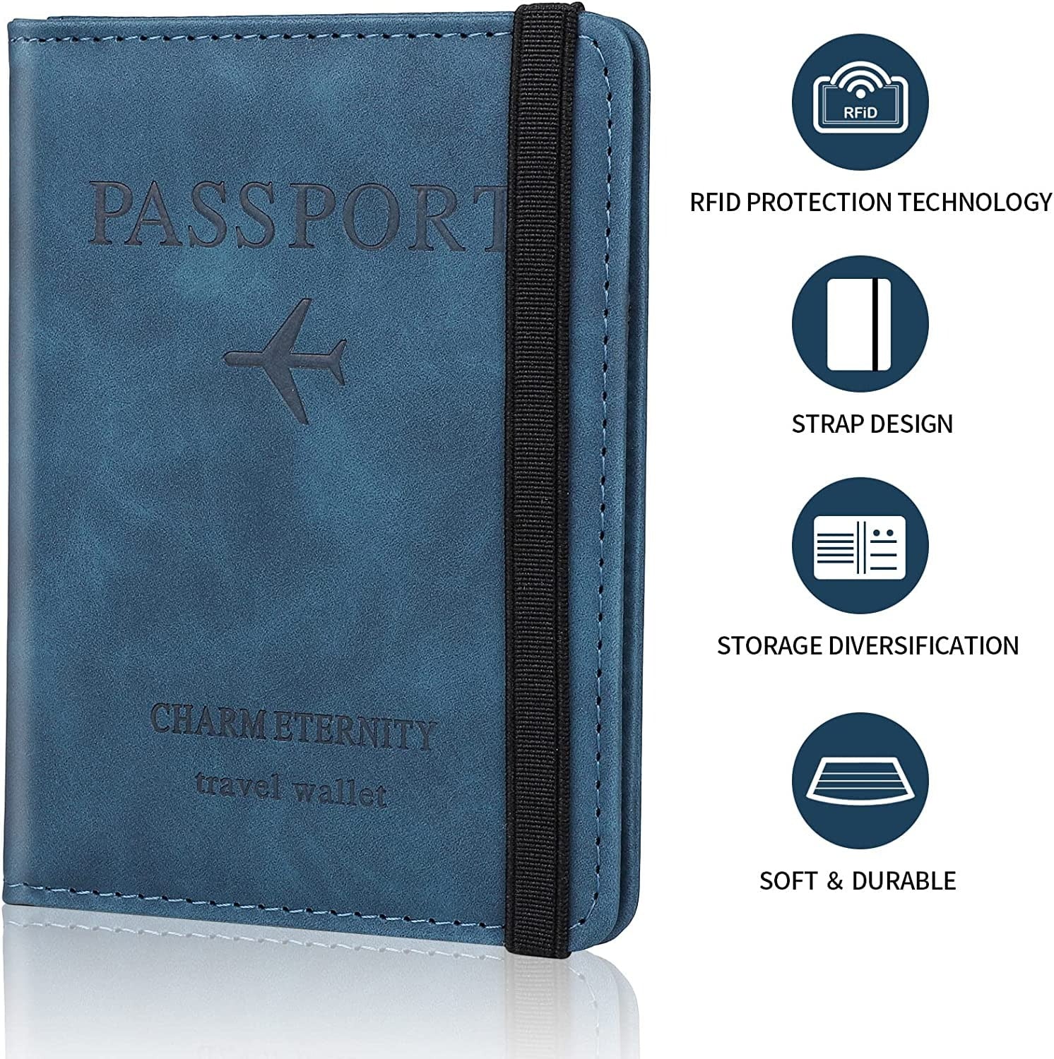 Vintage Business Passport Covers Holder Organizer - Image 12