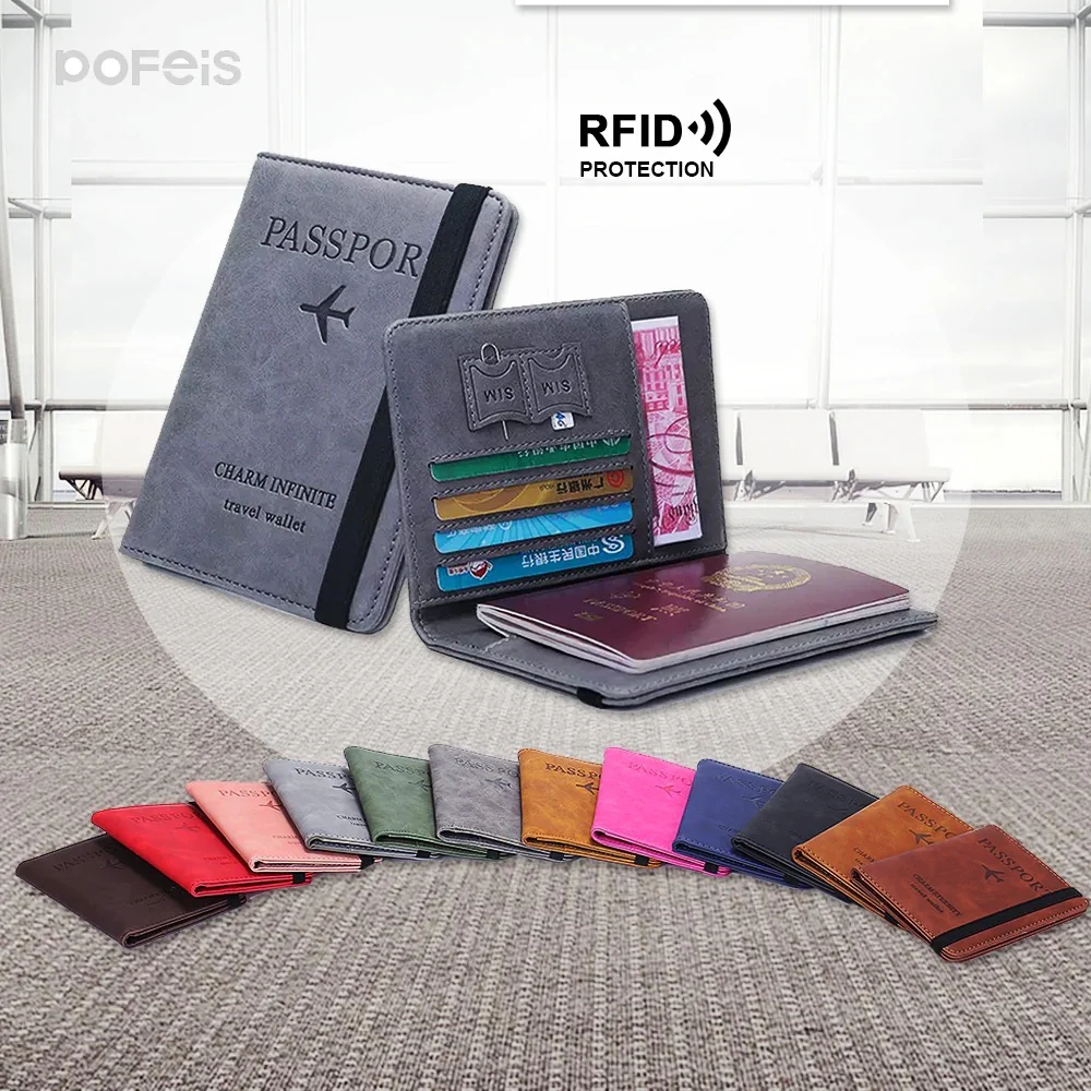 Vintage Business Passport Covers Holder Organizer - Image 14