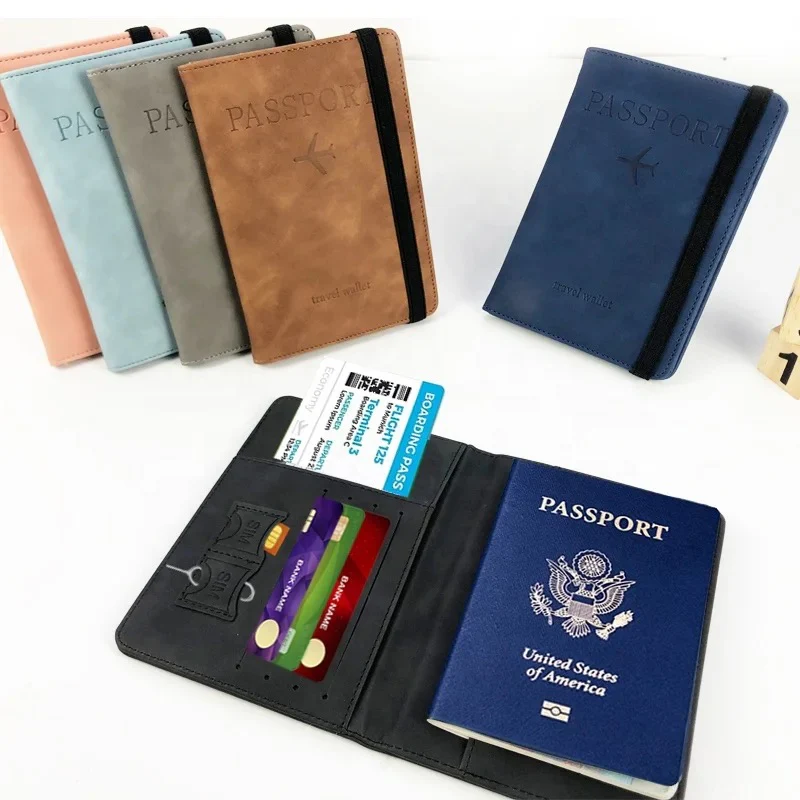 Vintage Business Passport Covers Holder Organizer - Image 15