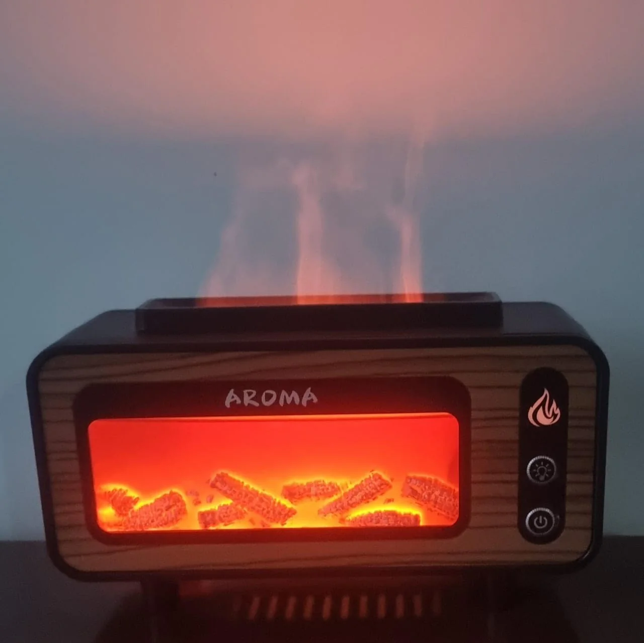 Vintage Fireplace Aroma Diffuser Humidifier Essential Oil Aromatherapy - Image 2