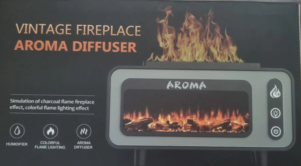 Vintage Fireplace Aroma Diffuser Humidifier Essential Oil Aromatherapy - Image 3