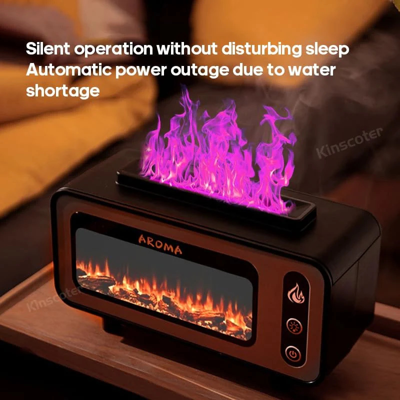 Vintage Fireplace Aroma Diffuser Humidifier Essential Oil Aromatherapy - Image 5
