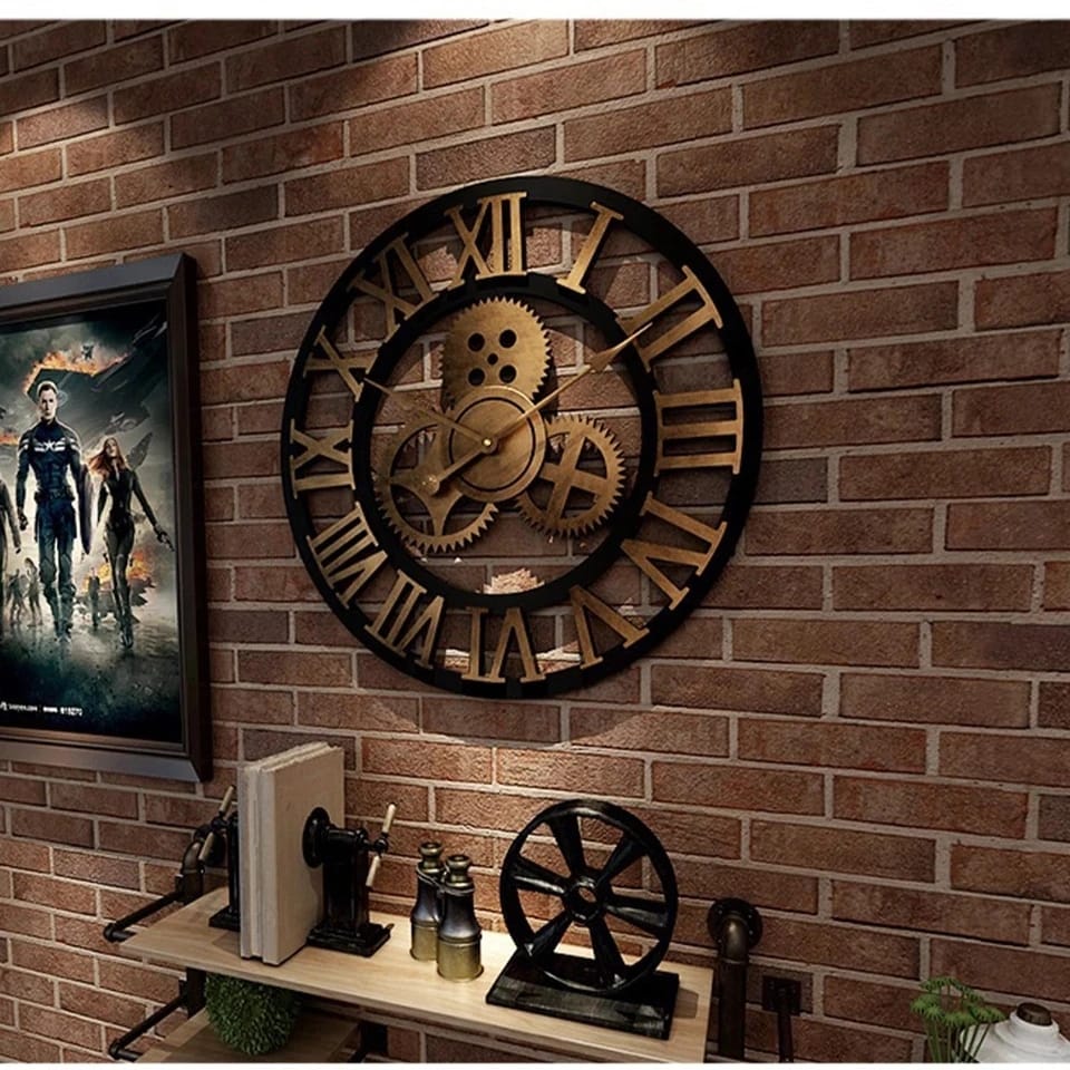 Vintage Gear Pocket wall clock - Image 2