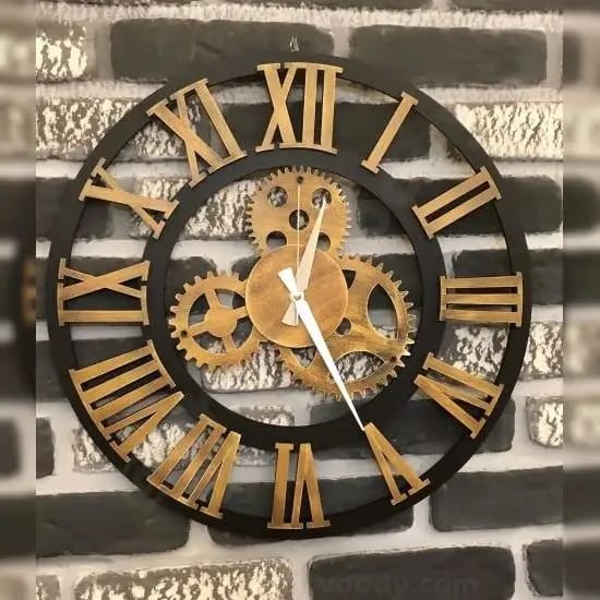 Vintage Gear Pocket wall clock - Image 4