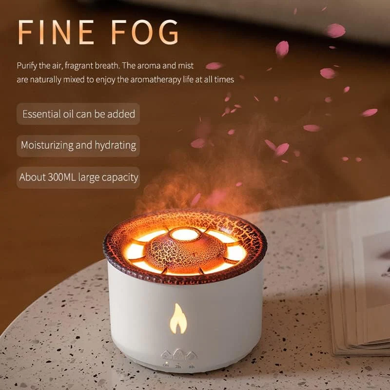 Volcano Humidifier Aromatherapy Essential Oil Diffusers 360ML,Air Diffuser/Humidifier - Image 5