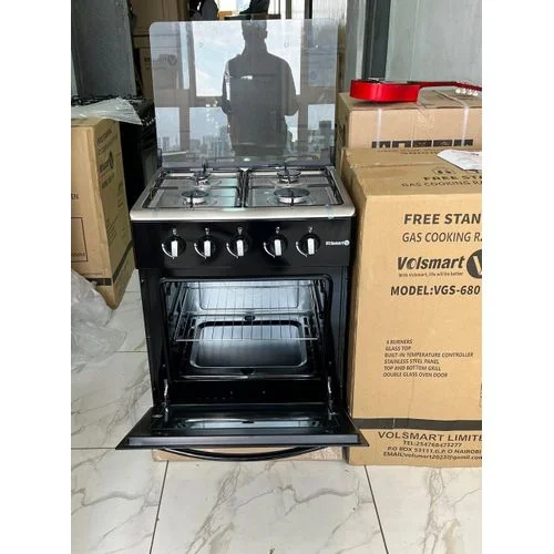 VOLSMART 60*60 4 GAS BURNERS Free Standing Cooker with GAS OVEN - Image 2