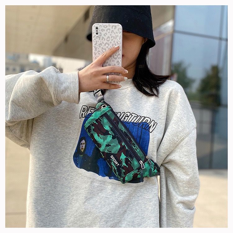 Waist Bag Outdoor Sports Pocket Camouflage Fanny Pack Fan Fashion Waterproof Chest Bag Coin Purse - Image 10