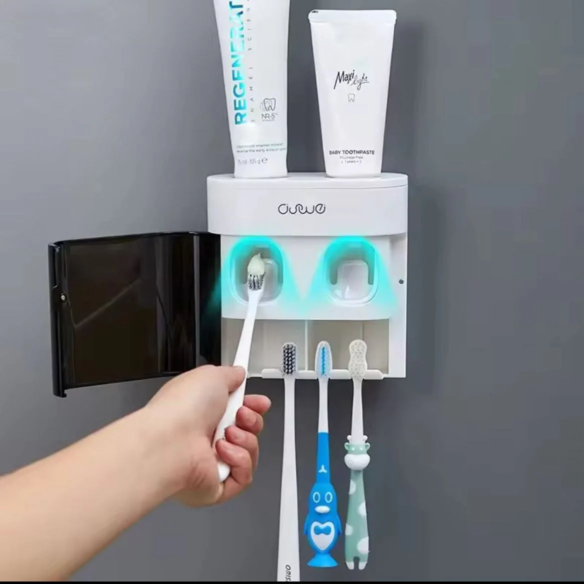 Wall-Mounted Automatic Toothpaste Dispenser - Image 4