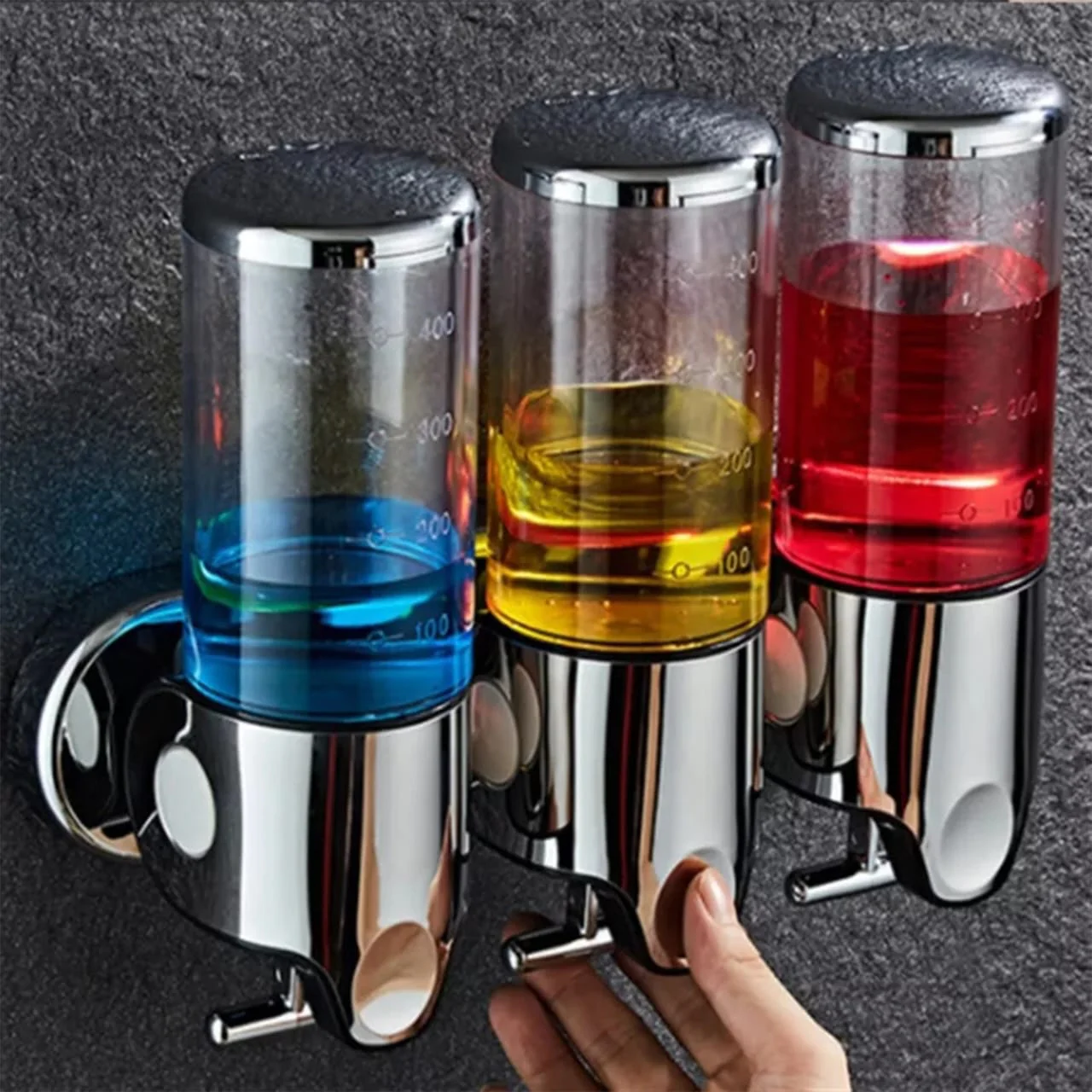 Wall-mounted multi-chamber soap dispenser - Image 5