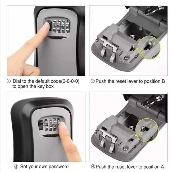 Wall mounted Key Safe With Password - Image 2
