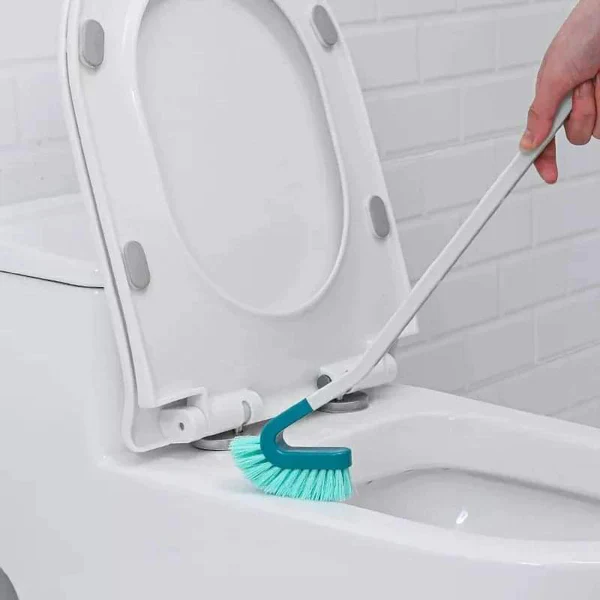 Wall-mounted v-shaped detachable toilet brush - Image 3