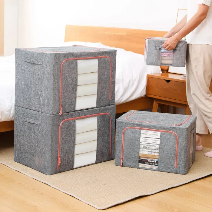 Wardrobe Closet Clothes Storage Organizer Boxes 24L - Image 4