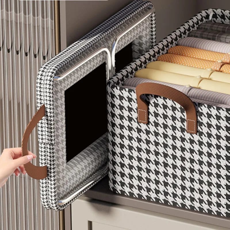 Wardrobe Foldable Clothes Organizer with a Cover - Image 3