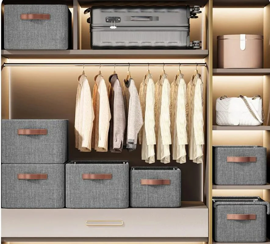 Wardrobe Foldable Clothes Organizer with a Cover - Image 6