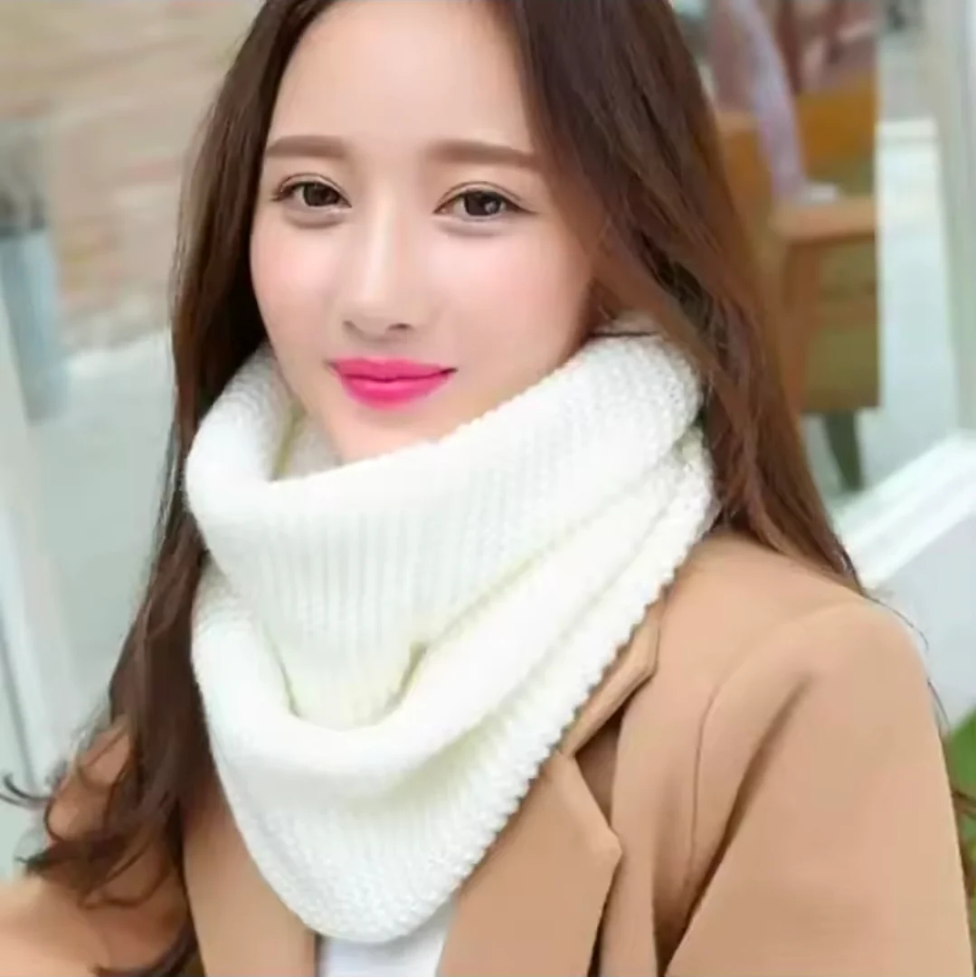 Warm Knitted Woolen Scarf - Image 4