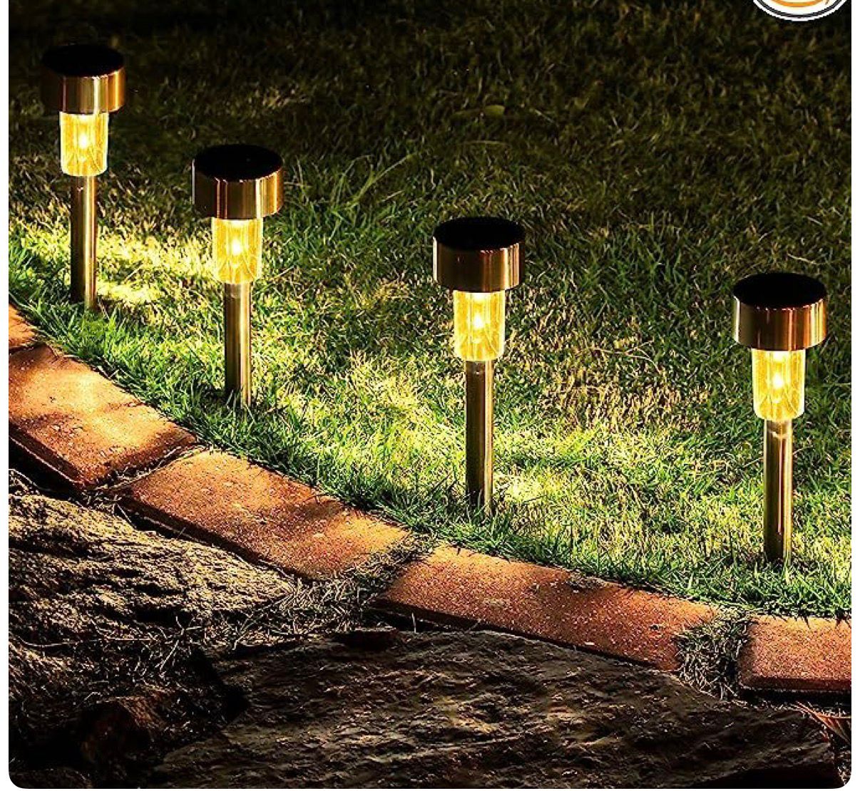 Waterproof Outdoor Solar Garden Pathway Lights - Image 6