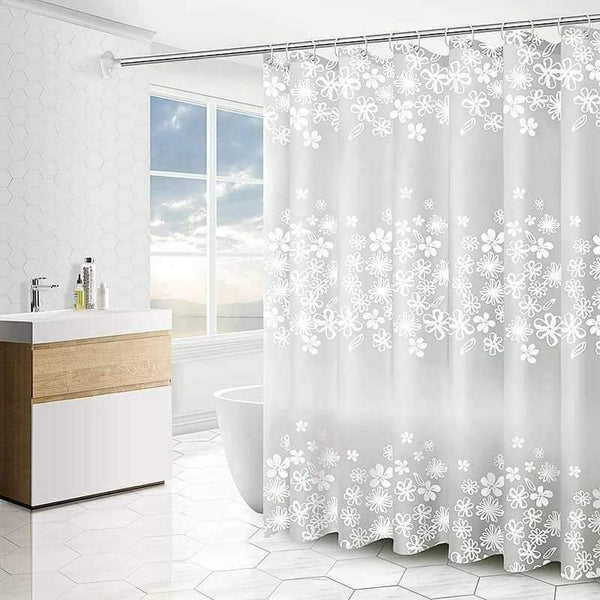 Waterproof Shower Curtain with hooks - Image 2