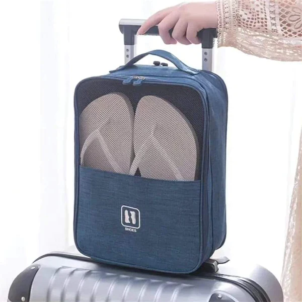 Waterproof Travel Shoe Bag Organizer | Luggage & Gym Shoe Storage Case - Image 4
