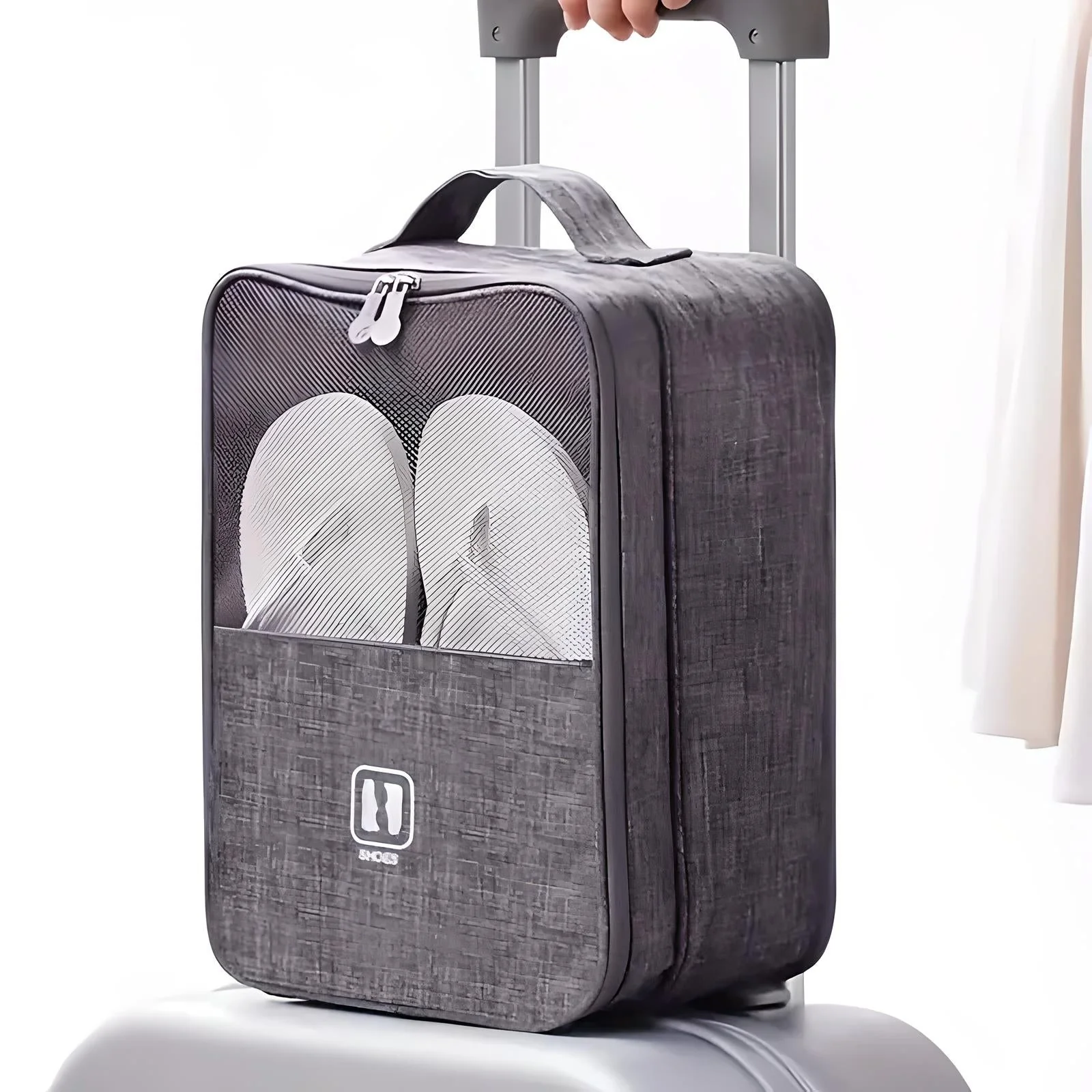 Waterproof Travel Shoe Bag Organizer | Luggage & Gym Shoe Storage Case - Image 6