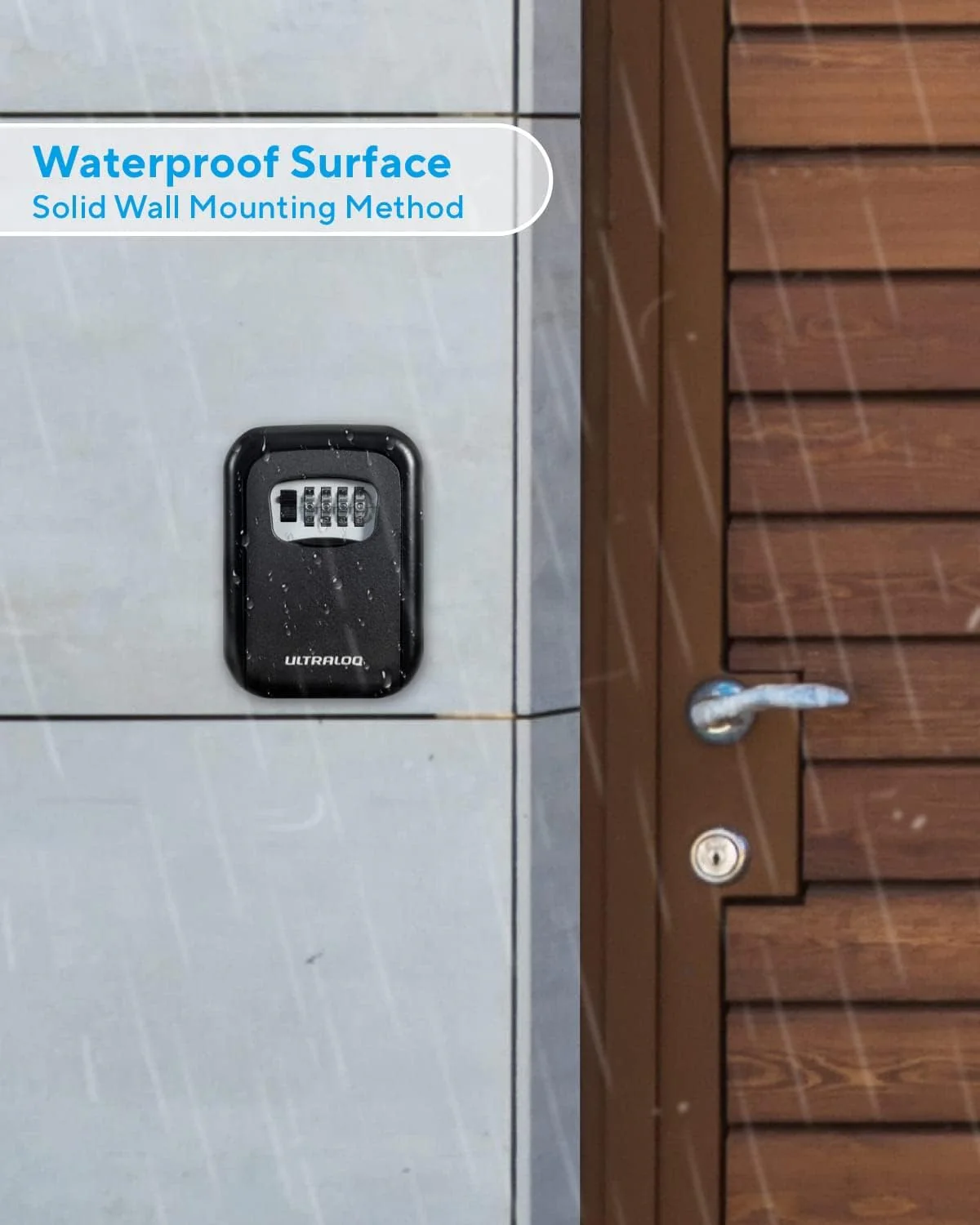 Weatherproof Wall-mounted Key Lock Box Safe - Image 3