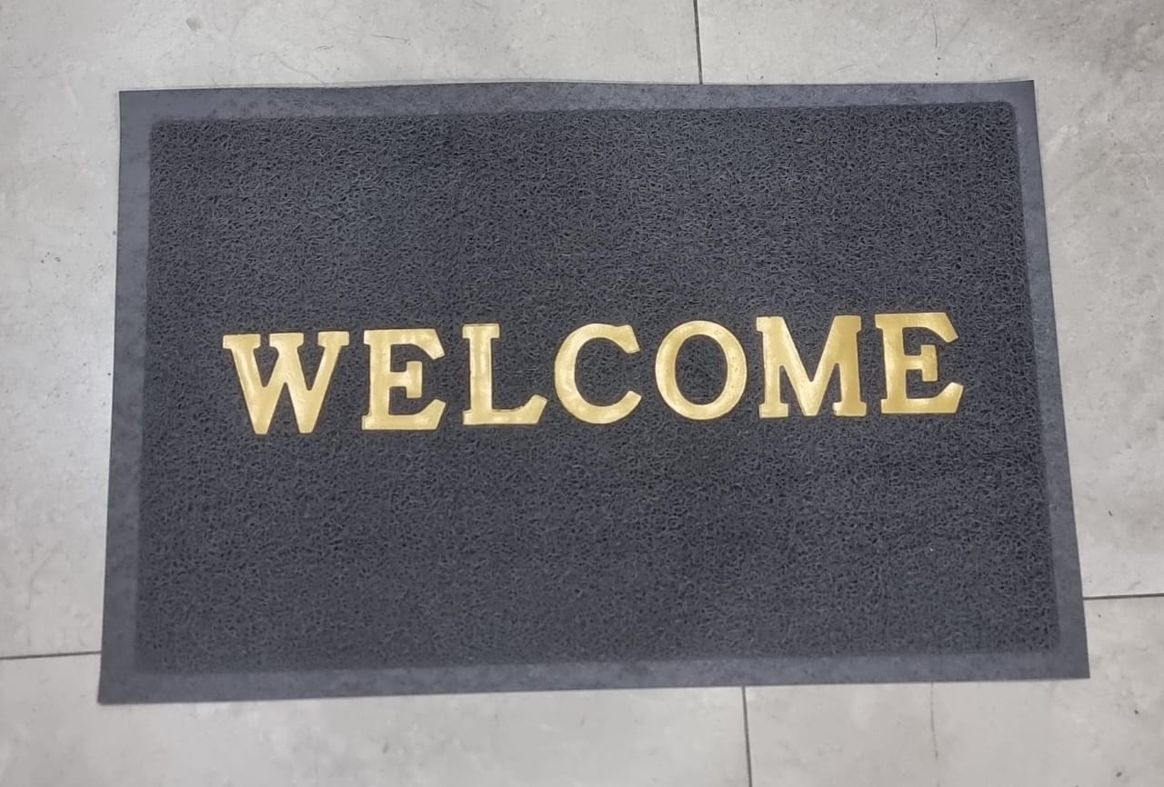 Welcome door step rough rag carpet - Image 2