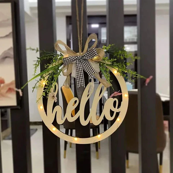 Welcome/hello sign wreath - Image 3