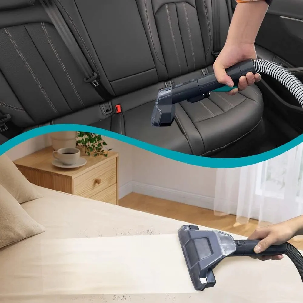 Winning Star ST-4600 Wet & Dry Handheld Vacuum Cleaner Kenya | Portable Corded Sofa & Carpet Cleaner, 450W Fabric & Upholstery Stain Cleaning Machine, Double Head Spot Cleaner, Car & Home Fabric Cleaner Kenya - Image 3
