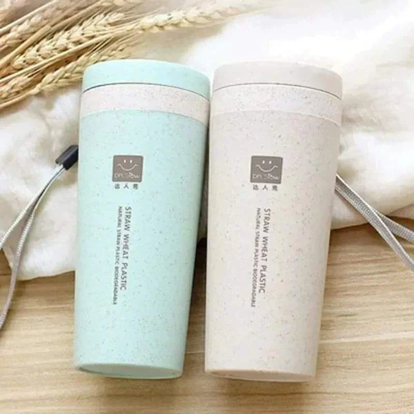 Wheat straw fiber coffee cup - Image 3