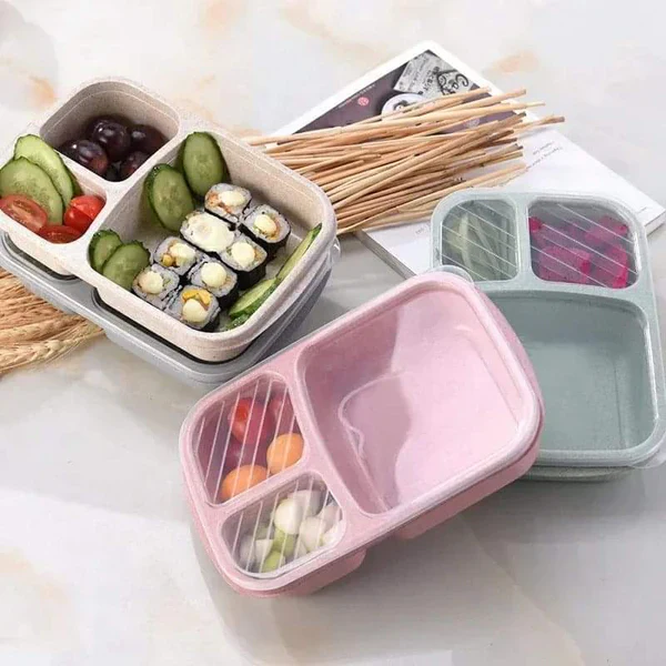 Wheat Straw Microwavable Lunch Box - Image 2