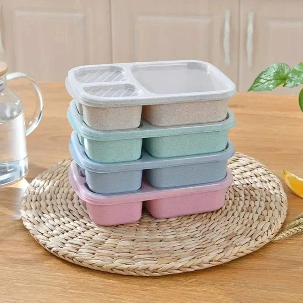 Wheat Straw Microwavable Lunch Box - Image 3