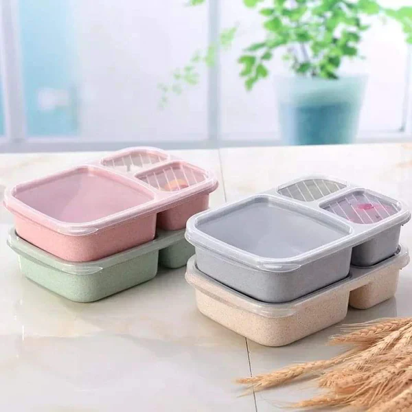 Wheat Straw Microwavable Lunch Box - Image 4