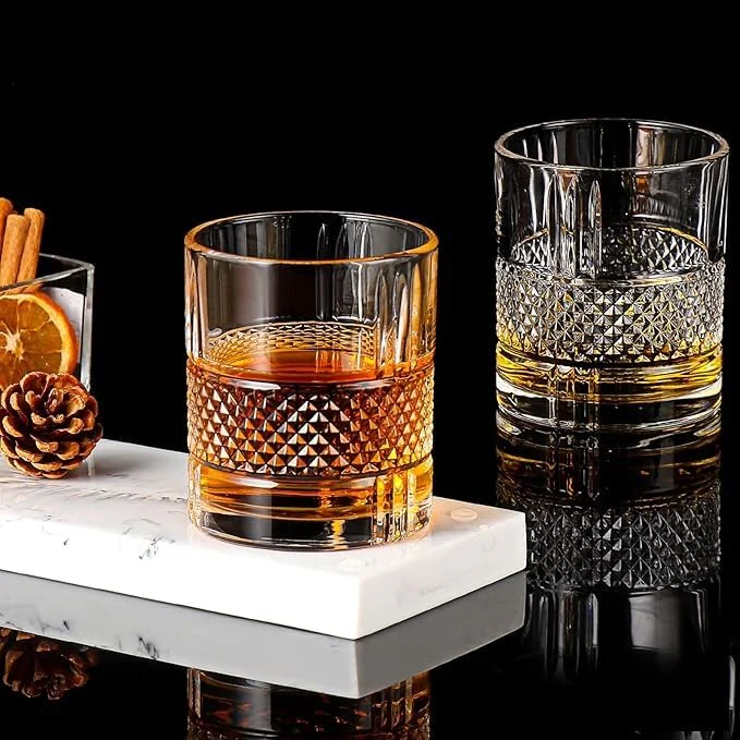 Whisky Glasses, Old Fashioned Whiskey Glasses, Set of 4 Whisky Glasses, Whisky Gifts for Men, Scotch Lovers - Image 2