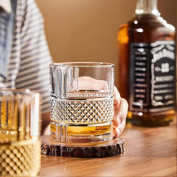 Whisky Glasses, Old Fashioned Whiskey Glasses, Set of 4 Whisky Glasses, Whisky Gifts for Men, Scotch Lovers - Image 3