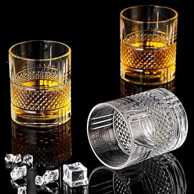 Whisky Glasses, Old Fashioned Whiskey Glasses, Set of 4 Whisky Glasses, Whisky Gifts for Men, Scotch Lovers - Image 4