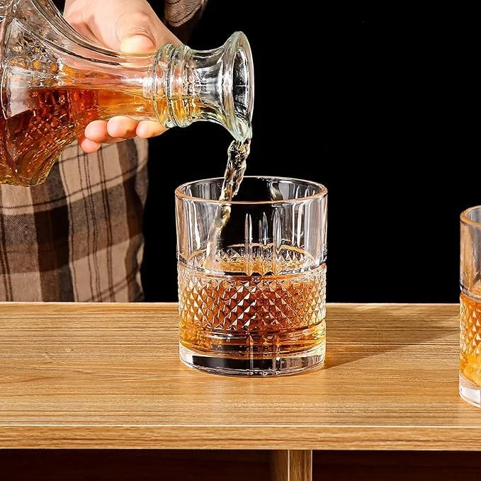 Whisky Glasses, Old Fashioned Whiskey Glasses, Set of 4 Whisky Glasses, Whisky Gifts for Men, Scotch Lovers - Image 5