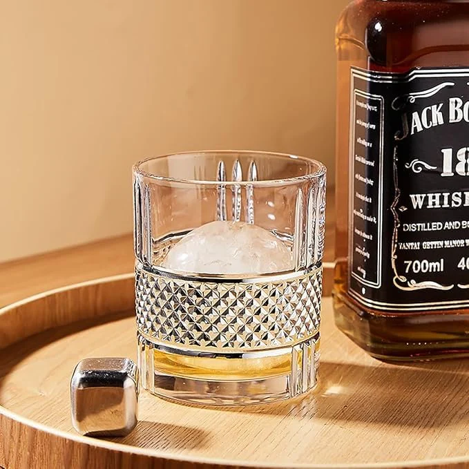 Whisky Glasses, Old Fashioned Whiskey Glasses, Set of 4 Whisky Glasses, Whisky Gifts for Men, Scotch Lovers - Image 6