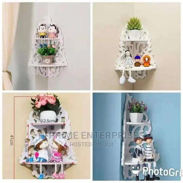 white board 2 layer corner shelf - Image 3