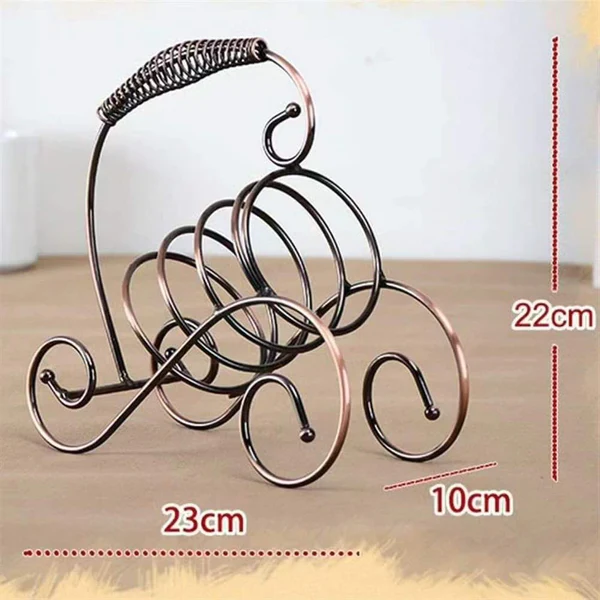 WINE BOTTLE HOLDER BRONZE - Image 3