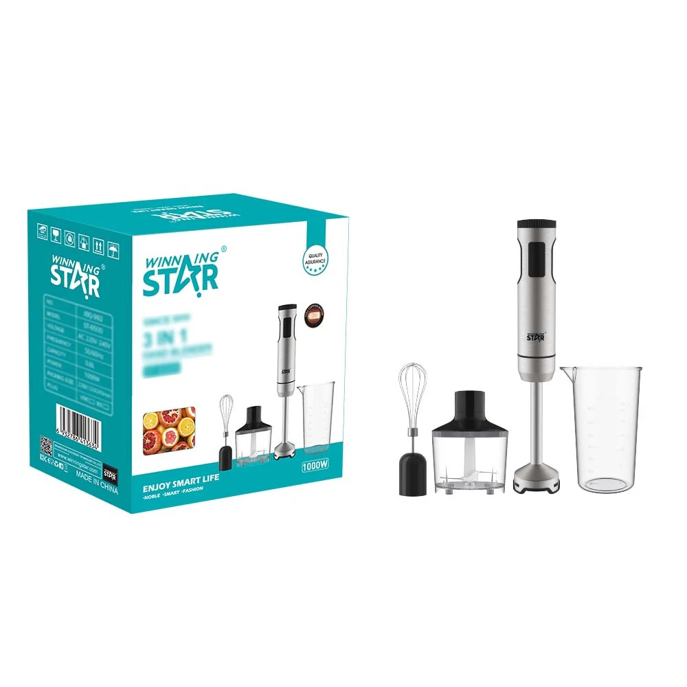Winning Star 4-in-1 Electric Hand Mixer & Blender 220V | Egg Whisk Kitchen Hand Blender - Image 2