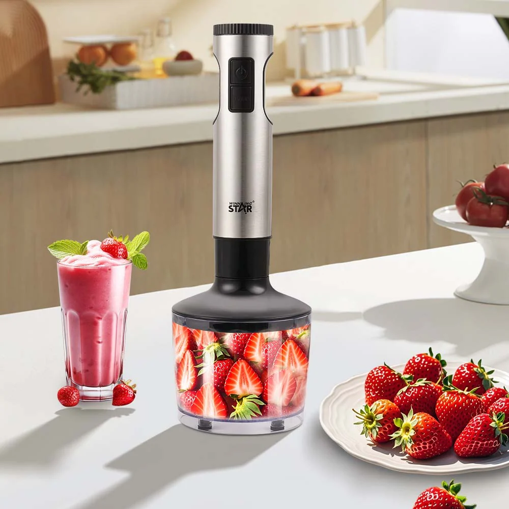 Winning Star 4-in-1 Electric Hand Mixer & Blender 220V | Egg Whisk Kitchen Hand Blender - Image 3