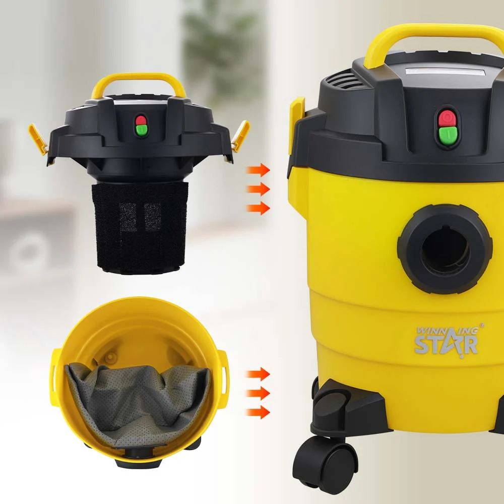 Winning Star Wet & Dry Vacuum Cleaner 10L | Carpet & Floor Cleaning Vacuum - Image 2