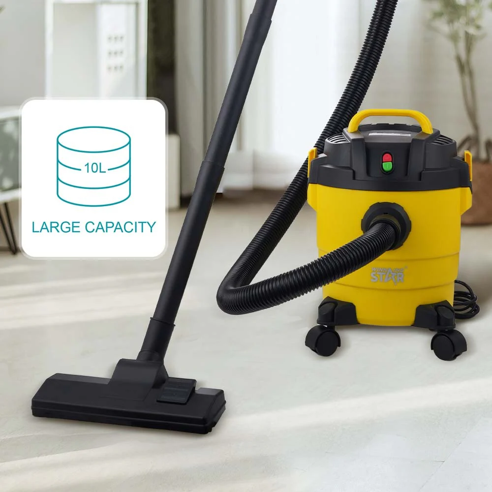Winning Star Wet & Dry Vacuum Cleaner 10L | Carpet & Floor Cleaning Vacuum - Image 3