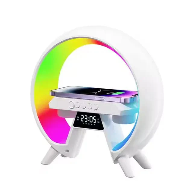 Wireless Charger/ Lamp led alarm table/Bluetooth Speaker - Image 2