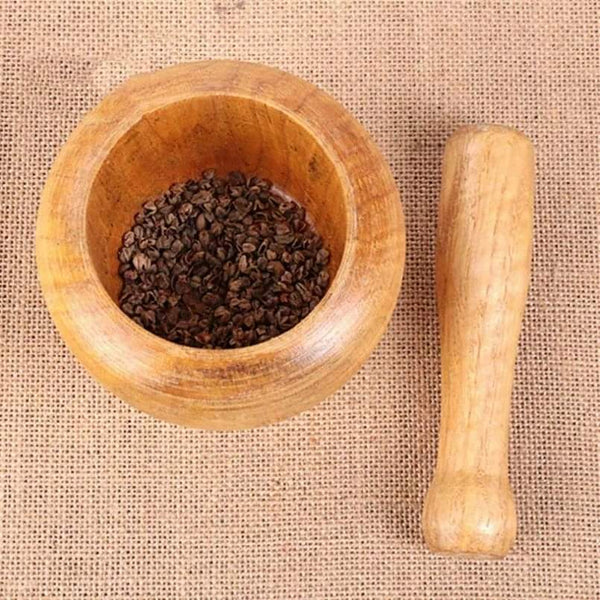 Wooden motor and pestle - Image 2