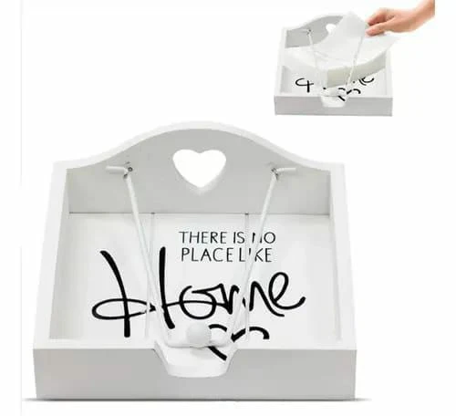 Wooden serviette holder - Image 4