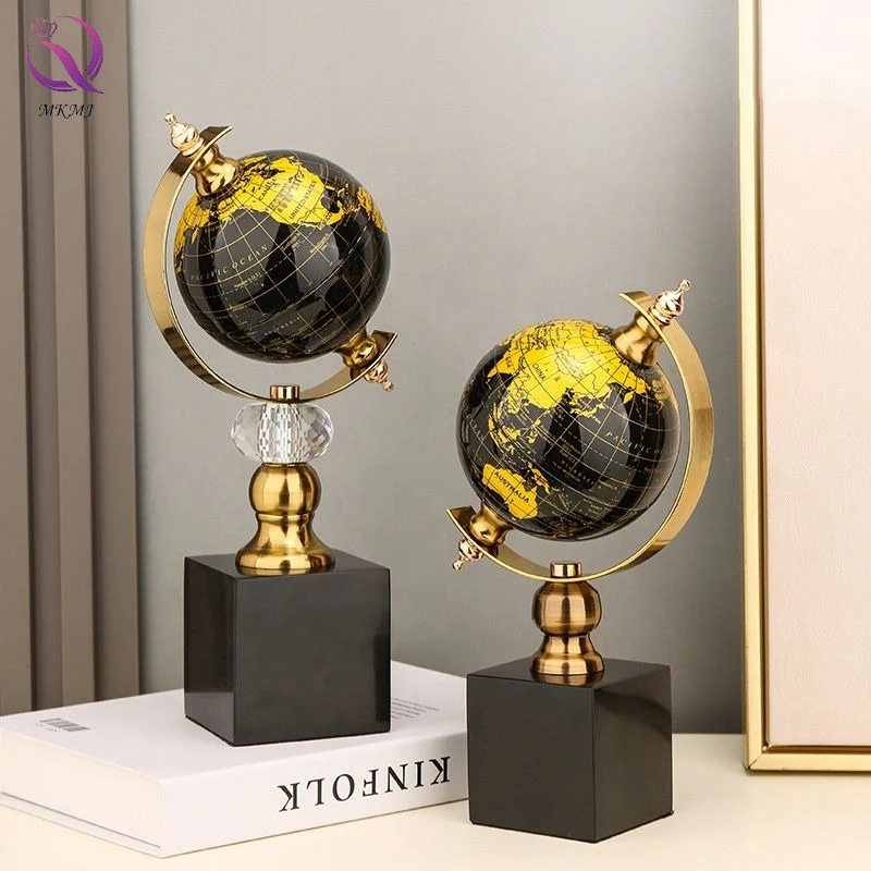 Luxury World Globe with Marble Base Elegant Home & Office Decor Gift - Image 2